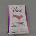 Poise Washable Adult Incontinence Underwear for Women, Reusable, Light Absorbency, Large, High Waist, Pink, 1 Count