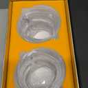 KANARS Whiskey Glass 11 Oz, Set of 2 Crystal Rock Glasses for Scotch Bourbon Snifter Brandy Irish Whisky, Unique Liquor Tumblers for Men Dad Gift