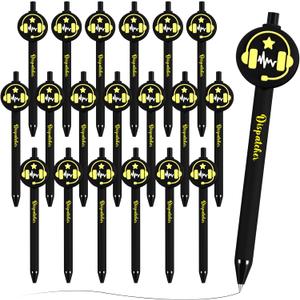 Sayglossy 20 Pcs 911 Dispatcher Gift Pen Bulk, National Public Safety Telecommunicator Appreciation Week Gift Accessories Funny Ballpoint Pens for 911 First Responders Birthday(Classic)