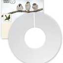 SWISSINNO Big Bird Blocker Ring, Transparent, Prevent Pigeons, Crows and Other unwanted Large Birds Scaring Away Smaller Birds, for Smart Bird Feeder Davos (Green)
