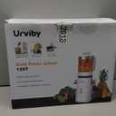 Juicer Machines, 2-in-1 Cold Press Juicer for Juice & Sorbet, suit for Vegetable and Fruit with 5-Inch Wide Chute, Powerful Masticating//High-Yield High Nutrients/Rev Mode/Easier Clean (Off-white)