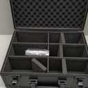 Top Loader Storage Box, Trading Card Case for Sports Cards, Fits 3" x 4" 35PT Rigid Card Holder with 18 Colorful Dividers and 6 Foam Stoppers, Holds 600+ Top Loaders, Cards Case Holder