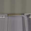 mDesign Expandable Dresser Drawer Divider with Foam Ends, Drawer Divider Locks in Place, Separators for Clothing and Accessories in Closet or Dresser Drawer, Ligne Collection, 4 Pack, White