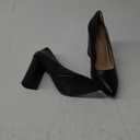 IDIFU IN4 Women's Pumps - Closed Toe Heels with Chunky Block Heels - Thick Pointed Toe Dress Shoes for Women - Wedding, Prom, Bridal, Office, Business - Comfortable, Formal, Fashion, Classic Pumps (9, Black Pu)