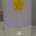 MegaWise Healthy Top-Refill Cool Mist Humidifiers for Bedroom, 24dB Ultrasonic Air Vaporizer with Water Filter for Baby [PP Material], Colorful Night Light,1 Gal Essential Oil Diffuser, Auto Shut Off (3.8 l)