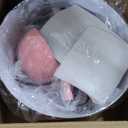 COSYLUX Modern Small Table Lamp for Bedroom, Cute Dome Shade Reflecting Light Reading Lamp for Living Room, Kid's Room, Study, Office, Beside Bedside Nightstand Desk Lamp(Light Pink)