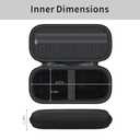 Case for Retroid Pocket 6, Retroid Pocket 5, Retroid Pocket G2 Handheld Game Console, Black (Black)