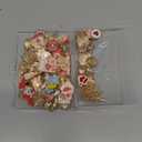 MARFOREVER 120PCS Valentines Charms for Jewelry Making, Assorted Gold Heart Enamel Charm Valentine's Day Love Charms Pendants for DIY Bracelet Necklace Earrings Making Supplies