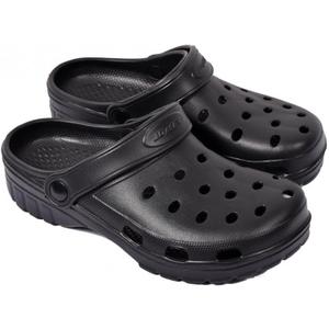 Men's EVA Comfort Clog Slide - Swimming Pool Sandal, Pu7886 Black, 9 " x 4 "