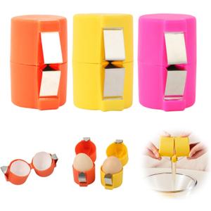 3pcs Egg Shell Opener, Egg Peeler Tool Set,Egg Separator for Raw Eggs, Hard Boiled Egg Peeler,Kitchen Gadgets for Bakers PrepThe metal sheet is removable, making it easy to install and clean