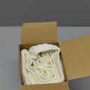 Biscaynebay Wrap Around Bed Skirts for King & Cal King Beds 16" Drop, Ivory Adjustable Elastic Dust Ruffles Easy Fit Wrinkle & Fade Resistant Silky Luxurious Fabric Solid Machine Washable