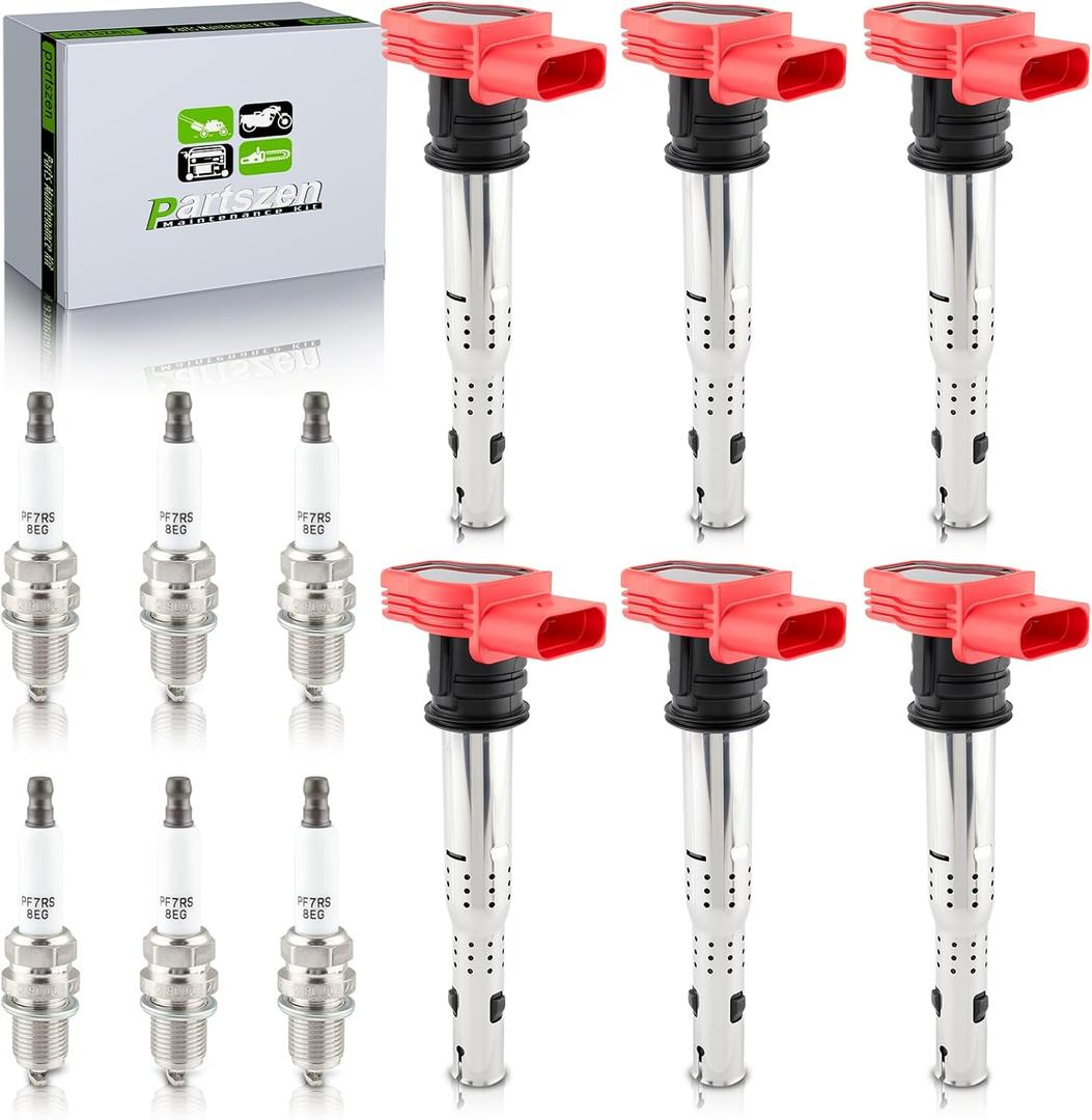 UF529 C1631 4pcs Ignition Coil Spark Plug Fit for Volkswagen MK5 Jetta MK6 Rabbit Golf MK6 GTI GLI Passat CC Tiguan for Audi A3 A4 A5 A6 A7 Q5 Q7 R8 S4 S5 TT 2005-2016