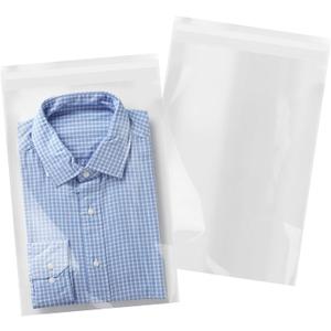 iMailer - 200 Count - 12" x 18" Clear Cellophane Bags Self Seal- Cello Large Resealable Plastic Poly Bags for Clothing, T-Shirts, Pants