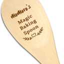 Memere Cooking Wooden Spoons - Memeres Gifts Mothers Day Wood Spoons, Gifts for Memeres from Grandkids Wooden Cooking Utensils, Memere's Magic Kitchen Gift Kitchen Accessories, 12 Inch