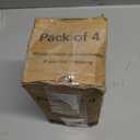 Furniture Raisers Bed Risers - 2 Inch Wooden Circle Heavy Duty Furniture Height Extenders Lifts for Sofa Couch Desk Chair Table Base Raising Space, Convenient Store and Cleaning, Pack of 4