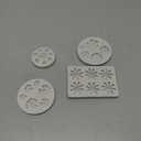 Sijiangmold Rose Flower Silicone Mold Daisy Chrysanthemum Fondant Molds Small Flower Chocolate Candy Molds For Cake Decorating Cupcake Topper Candy Polymer Clay Gum Paste Set Of 4
