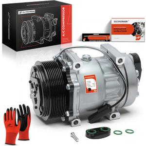 A-Premium Air Conditioner AC Compressor with Clutch Compatible with Dodge Ram 2500 1994-2005 5.9L, Ram 3500 1994-2005 5.9L