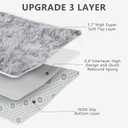 Shag Area Rugs for Bedroom Living Room,8X10 Ultra Soft Fluffy Area Rugs for Dorm, Indoor Carpet Nursery Rugs for Kids Girls Room Home Decor,Tie-Dye Grey