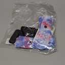 EXPAWLORER Anti Slip Dog Socks to Prevent Licking Paws, Dog Shoes for Hot Pavement, Dog Booties for Small Medium Large Senior Dogs, Traction Control Boots & Paw Protectors for Hardwood Floors (Small (4 Count), Tie-dye Blue Purple)