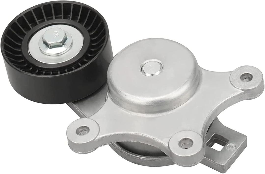 38485 Belt Tensioner w/Pulley Assembly for Ford Edge/Explorer/Flex/Fusion/Police Interceptor/Taurus/Taurus X; for Lincoln MKS, MKT, MKX, MKZ; Mazda 6, CX-9; for Mercury Sable; 3.5L/3.7L