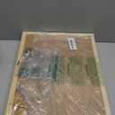 Lyellfe 4 Pack Cork Bulletin Boards, 15.7 x 12 Inch Thick Cork Tiles with Frame Push Pin Hanging Rope, Double Side Rectangle Message Notice Board for Office School Home Decor