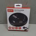 GPX PC332B Portable CD Player with Anti-Skip Protection, FM Radio and Stereo Earbuds - Black