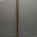 AIZESI One-Piece Brushed Gold Tension Shower Curtain Rod 36-53" No Drilling