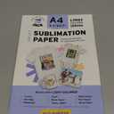 Printers Jack Sublimation Paper - Heat Transfer Paper 100 Sheets 8.3" x 11.7" for Any Epson HP Canon Sawgrass Inkjet Printer with Sublimation Ink for T shirt Mugs DIY