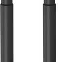 2 x 14.5" Extended Pole Mount Extension Rod Effectively Lift by 10.6", 35mm Speaker Adapters for Most Light Stage Stand Tripod Speaker Stand, Set of 2