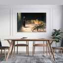 BNE Daniel in The Lions Den Poster Decorative Painting Canvas Wall Art Living Room Posters Bedroom Painting 16x24inch(40x60cm)