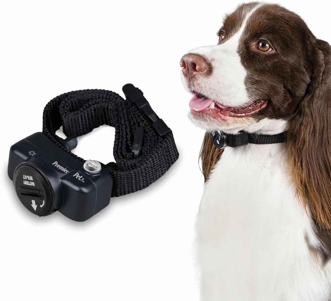 In-Ground Add-A-Dog Collar - Add-On In-Ground Electric Fence, Adjustable Waterproof Collar for Small, Medium, & Large Dogs, 4 Static Correction Levels, Replaceable Battery