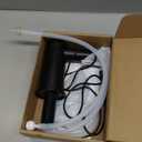 SMALLDQ Kitchen Sink Dish Soap Built-in Dispenser, Touchless Electric Embedded Soap Dispenser Pump with 38" Silicone Extension Tube, Designed for Kitchens and Bathrooms (Black)