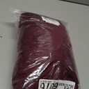 Qubjus Modern Couch Cover Stretch Loveseat Sofa Cover for 2 Cushion Couch Solid Color Non Slip Washable Furniture Protector Sofa Slipcover for Home Decoration(Medium, Burgundy) (Mediun)