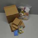 Poen 106 Pcs Fairy House Garden Figurines Kit Resin Fairy Garden Accessories Outdoor Micro Landscape Terrarium Ornaments Wildflower Butterfly Mushroom Party Supplies Micro Landscape for DIY Dollhouse