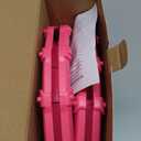 JKSHMYT Weighted Hula Circle Hoops for Adults Weight Loss, Infinity Fitness Hoop Plus Size 47 Inch, 24 Detachable Links, Exercise Hoop Suitable for Women and Beginners (Pink)