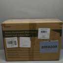 Stainless Steel Cat Litter Box with Lid, Extra Large Cat Litter Box for Large Cat, Metal Litter Pan with High Sided Enclosed and Scoop, Front & Top Entry, Anti-Leakage, Easy to Clean, Grey