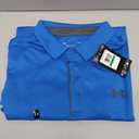 Under Armour Men's Tech Golf Polo, 406 Blue, L