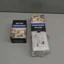 BESTTEN 2 Pack Dimmer Light Switch, Universal Lighting Control, Single Pole or 3 Way, Compatible with LED Dimmable Lamp, CFL, Incandescent, Halogen Bulb, Decorator Wallplate Included, UL Listed, White (Standard)