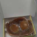 Niidor Adhesive Bra Strapless Ultra Sticky Invisible Push up Silicone Bra Multiple Colors Sizes Reusable for Backless Dress (Wing Bronze)