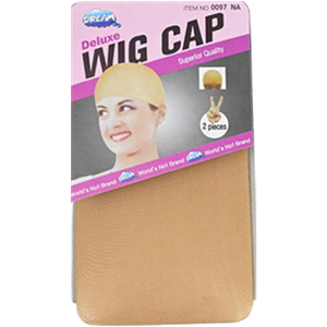Stretchy 2 Caps Stocking Accessories Pieces Wig Caps Nylon Wig For Women One Size Black