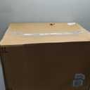 RIZZARI Enclosed Cat Litter Box with Lid, Large Foldable Litter Box with Litter Scoop, Top Entry Cat Toilet for Kittens and Big Cats (Dark Gray,Stainless Steel, Large)