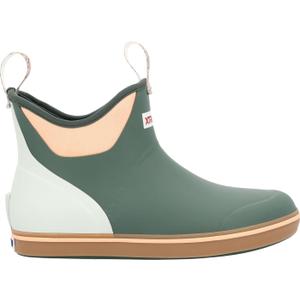 Xtratuf Women's 6 in Ankle Deck Boot, Garden Green, Size 6(M)