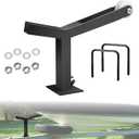 Adjustable Boat Trailer Winch Stand with Roller Compatible with 3" W X 4" H Boat Trailer Tongue/Drawbar Height Adjustable Boat Winch Mounts Post