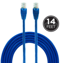 GE Pro 14ft. Cat Ethernet  Internet Cable,  Blue