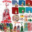 194 Pcs Christmas Stationery Party Favors for Xmas Gift Set with Notebook Sticky Notes Bookmark for Gift Stocking Stuffers Christmas Goodie Bag Fillers Bulk from Teachers