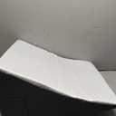 Sleeping Bed Wedge Pillow for Adults Seniors, Cooling Memory Foam Incline Pillow Wedge for Head, Neck & Back Support and Leg Elevation, Removable Washable Cover, White