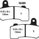 EBC Brakes EBPCK2013 Front Semi-Sintered V-Pads Brake Pad Change Kit