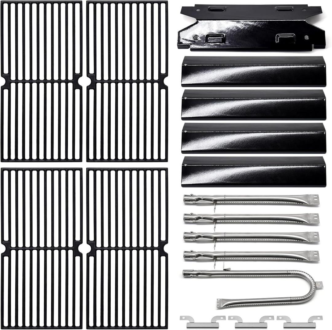 Grill Parts for Brinkmann 810-3660-S, Replacement for Brinkmann 810-3660-S Grates, for Brinkmann Grill 810-3660-S Heat Plate, for Brinkmann 810-3660-S Carry Over Tube, for Brinkmann Burner 810-3660-S