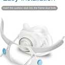 Replacement Cushion for Resmed AirFit F40 Full Face Cushion,CPAP Mask Accessories,Soft Silicone (Large)