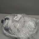 White Lamp Shades Set of 2, Empire Large Lamp Shades for Table Lamps Floor Lamps, 6" Top x 16" Bottom x 10.8" High, Natural Linen Lampshades Replacement, Spider, Harp Holders Included, Easy Assembly